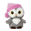 8" Wise Owl with Pink Hat